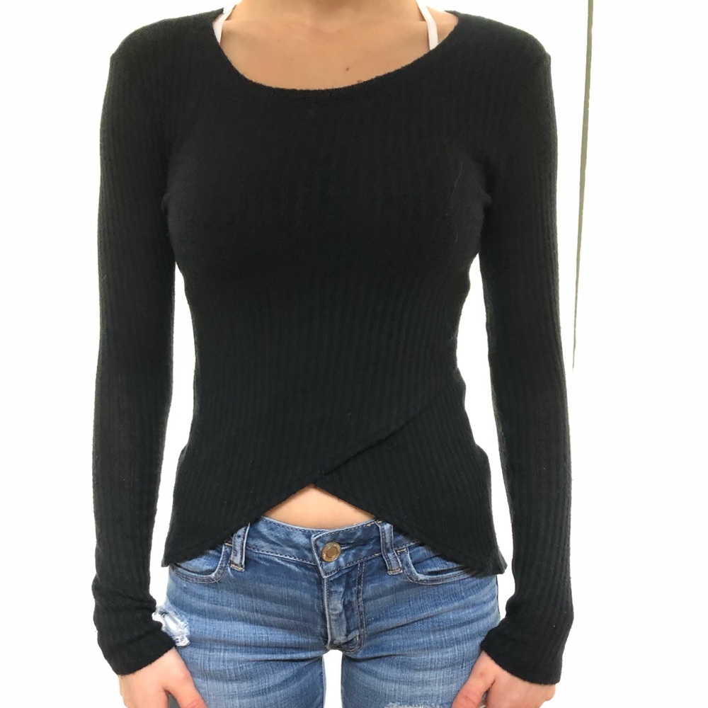 Ribbed tulip front top!